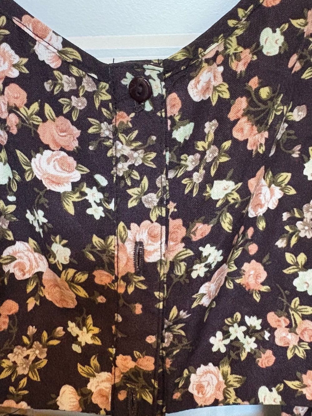Urban Outfitters Pins & Needles Black Floral Cutout Maxi Dress sz 6 - Picture 6 of 11